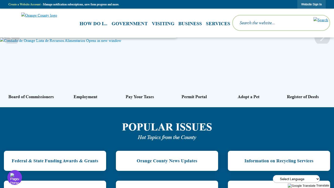 Orange County, NC | Official Website